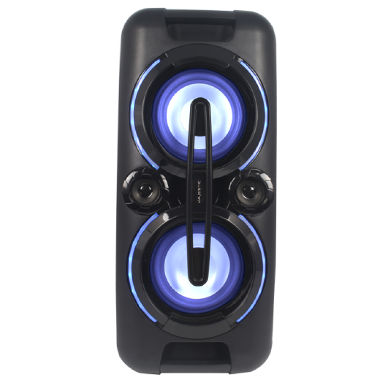 PARTY SPEAKER 200 W BLUETOOTH LED LIGHTS 7 COLORS NEW SOUND EXPERIENCE