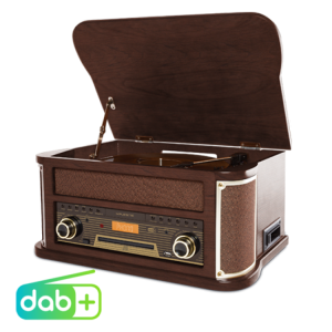 MAJESTIC TURNTABLE BLUETOOTH ENCODER USB SOCKET CD/ DAB + FM RADIO CASSETTE