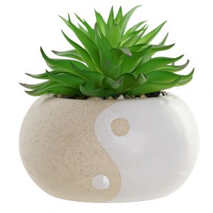 PLANT PORCELAIN PVC 12X12X14 BEIGE