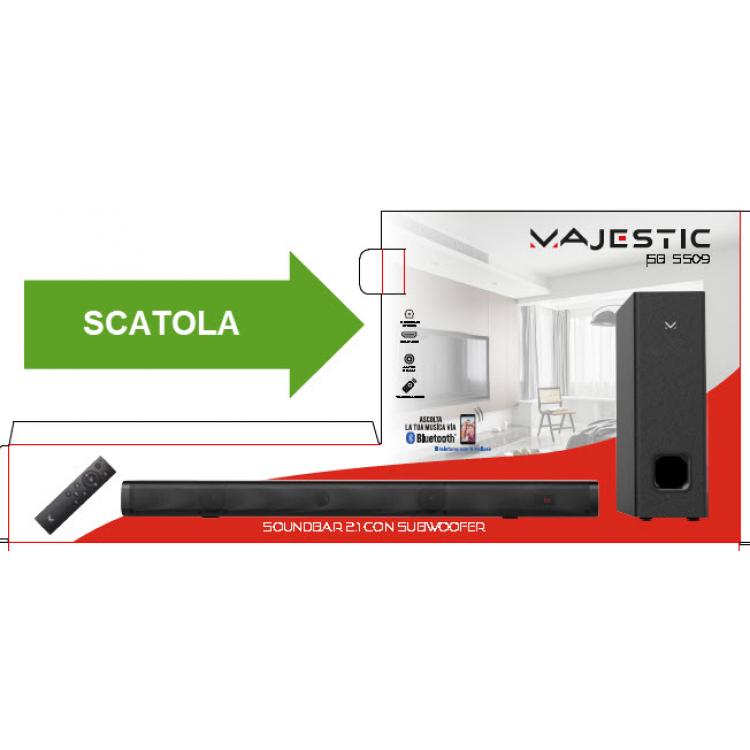 MAJESTIC 2.1 SOUNDBAR WITH SUBWOOFER - Image 2