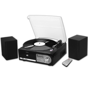 MAJESTIC TURNTABLE ENCODER USB/SD CARD SOCKET CD/MP3 PLAYER CASSETTE
