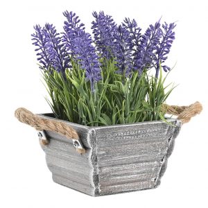 PLANT PE WOOD DESIGN LAVENDER LILAC