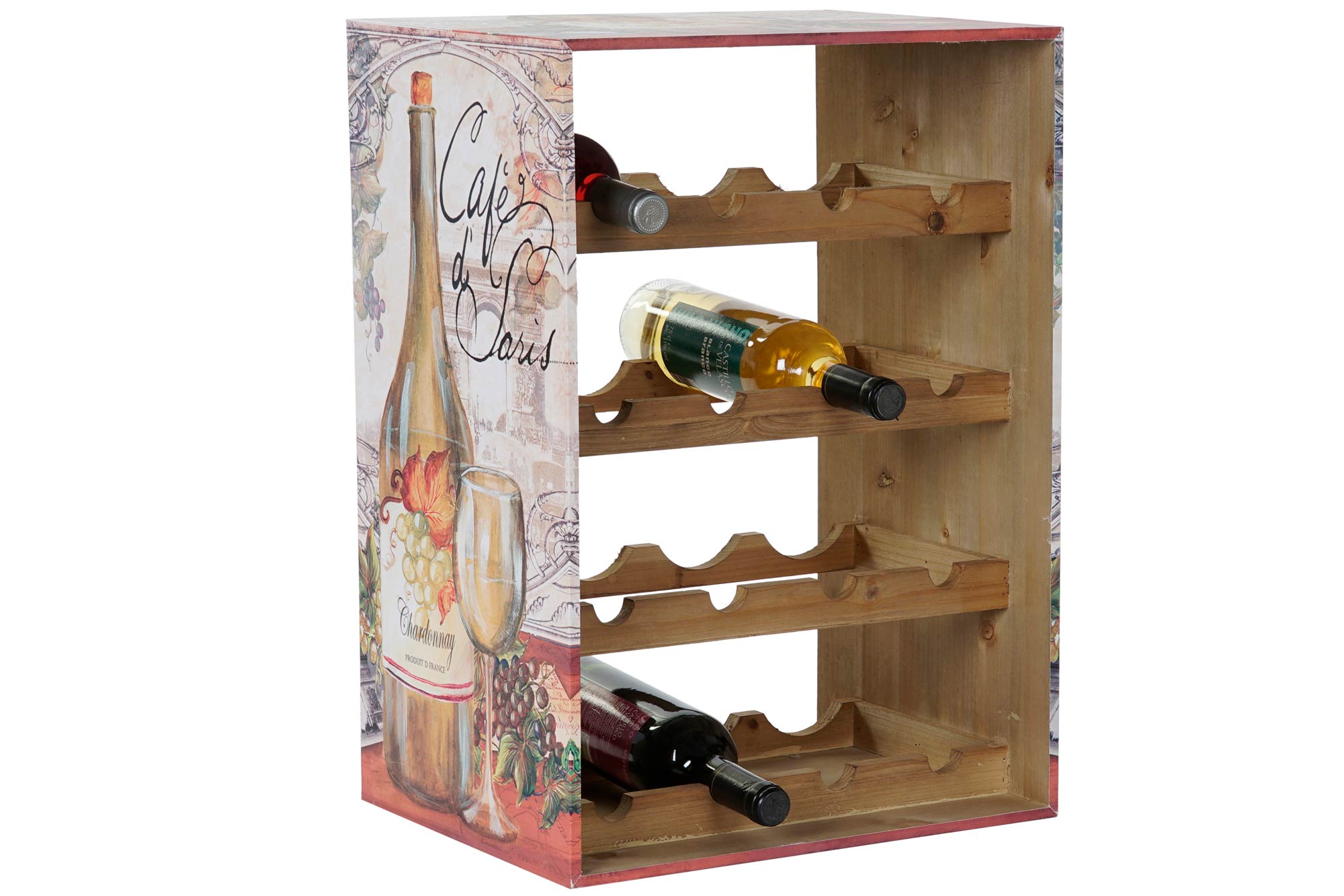 BOTTLE WINE RACK DESIGN PINE TREE