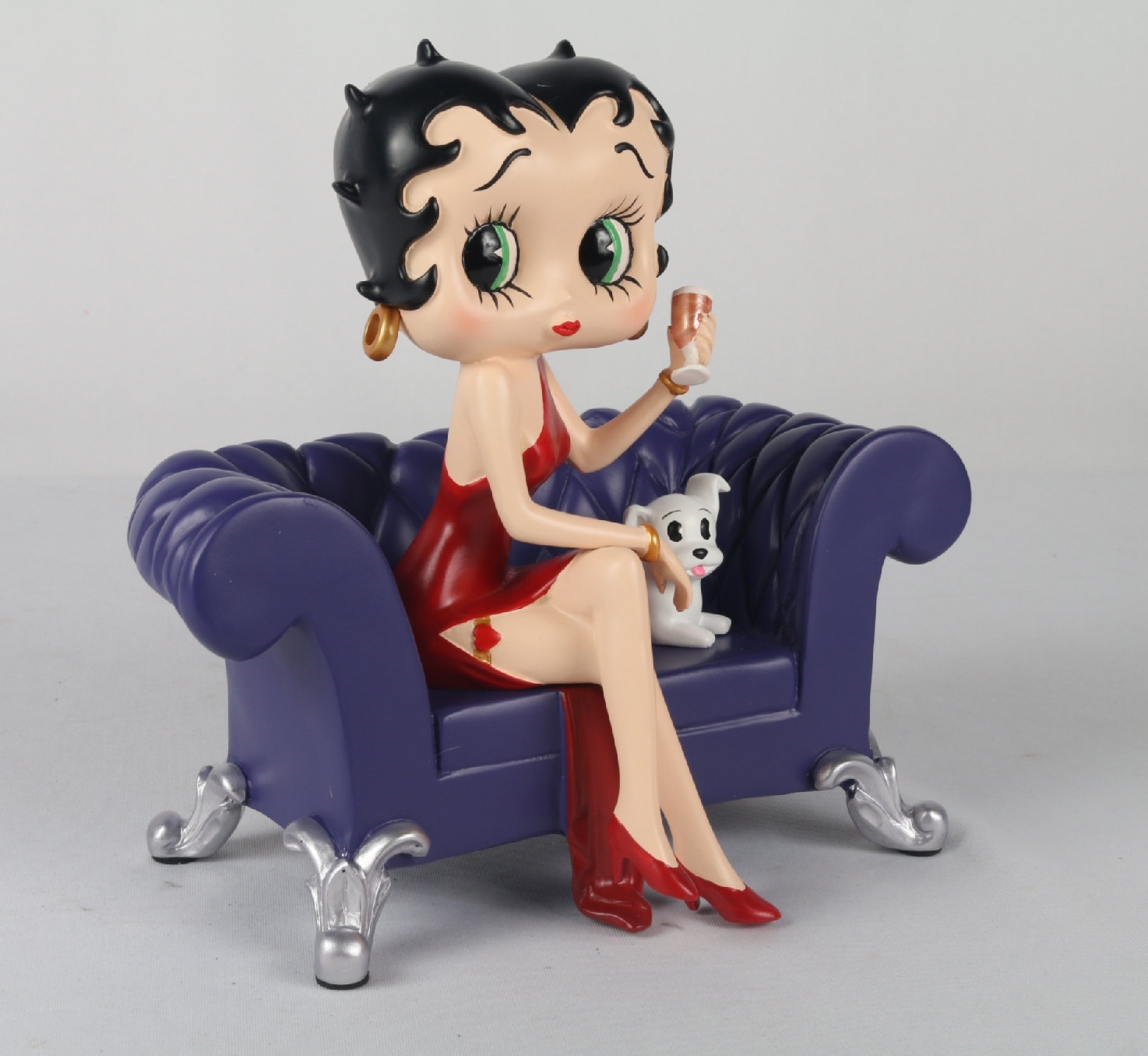 Betty Boop On Settee 22cm H: 21.0 x W: 22.0 x D: 14.0cm - Image 2