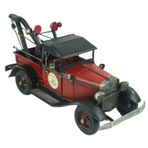 VINTAGE METAL DESIGN TOW TRUCK