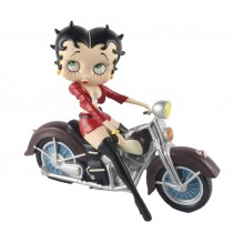 Betty Boop On Motorbike Red Jacket 31cm H: 26 x W: 31.0 x D: 10.5cm
