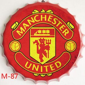 Huge Metal Printed Bottle Top DESIGN SIGN 35 cm