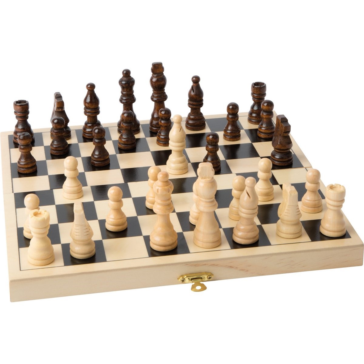Games set chess, checkers | Wood with 32 wooden chess pieces