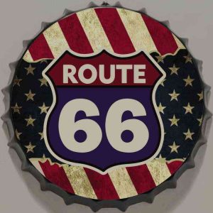 Huge Metal Printed Bottle Top DESIGN SIGN 35 cm