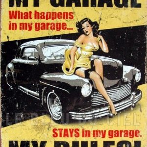 Metal sign xl design high quality from Germany