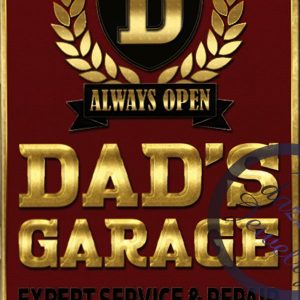 Metal sign design high quality from Germany