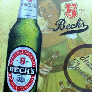 Metal sign design high quality from Germany