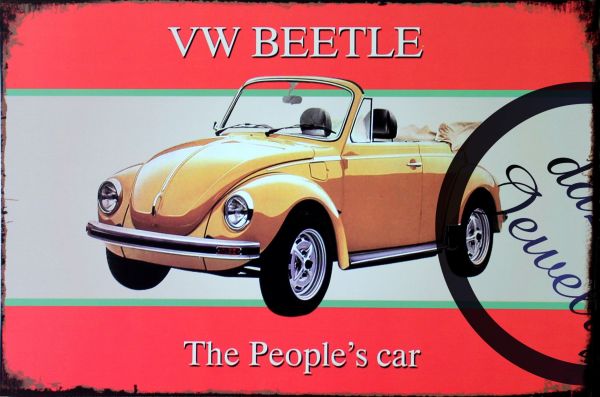 Metal sign design high quality from Germany