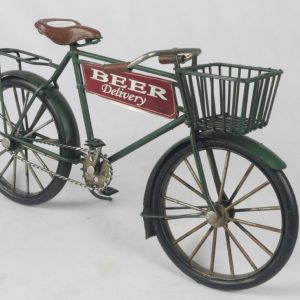 METAL Beer Delivery Bicycle - 29cm H:17cm