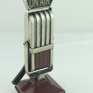 RETRO On Air Mike Stand METAL DESIGN  24cm
