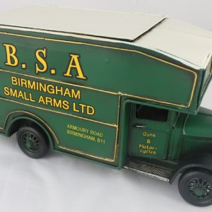 BSA Vintage Van Storage Box - Green 33cm TBD H: 17.5 x W: 33 x D:13cm