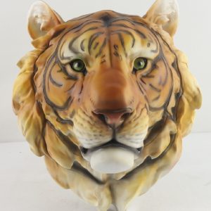 Tiger Head Wall Hanging 27.5cm H: 27.5 x W: 24.5 x D: 21.5cm