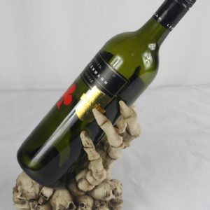 Skeleton Hand Bottle Holder 20.5cm H: 20.5 x W: 17.5 x D: 12.0cm
