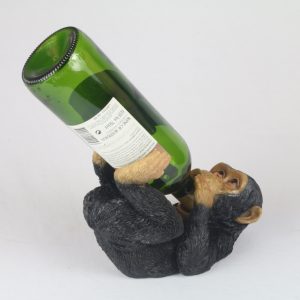 Chimp Wine Holder - 22cm H: 15.0 x W: 22.0 x D: 13.0cm
