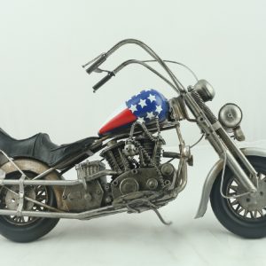 METAL U.S.A Chopper Motorcycle - 39cm H:19cm, W:39cm