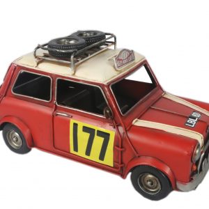 Metal design hand made & hand painted Red Mini - 41cm