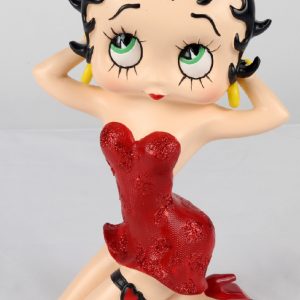 Betty Boop Kneeling Red Dress 21cm