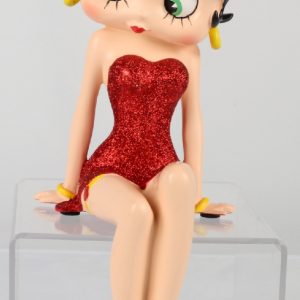 Betty Boop Shelf Sitter Red Dress 25cm H: 25cm x W: 10.5cm x D: 9cm