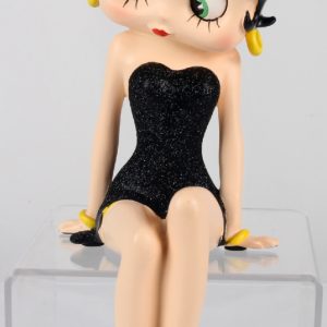 Betty Boop Shelf Sitter Black Dress 25cm H: 25cm x W: 10.5cm x D: 9cm