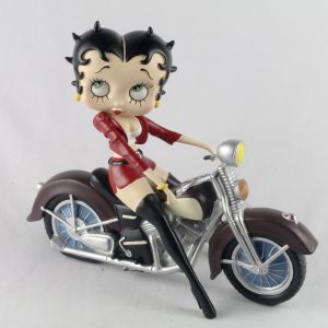 Betty Boop On Motorbike Red Jacket 31cm