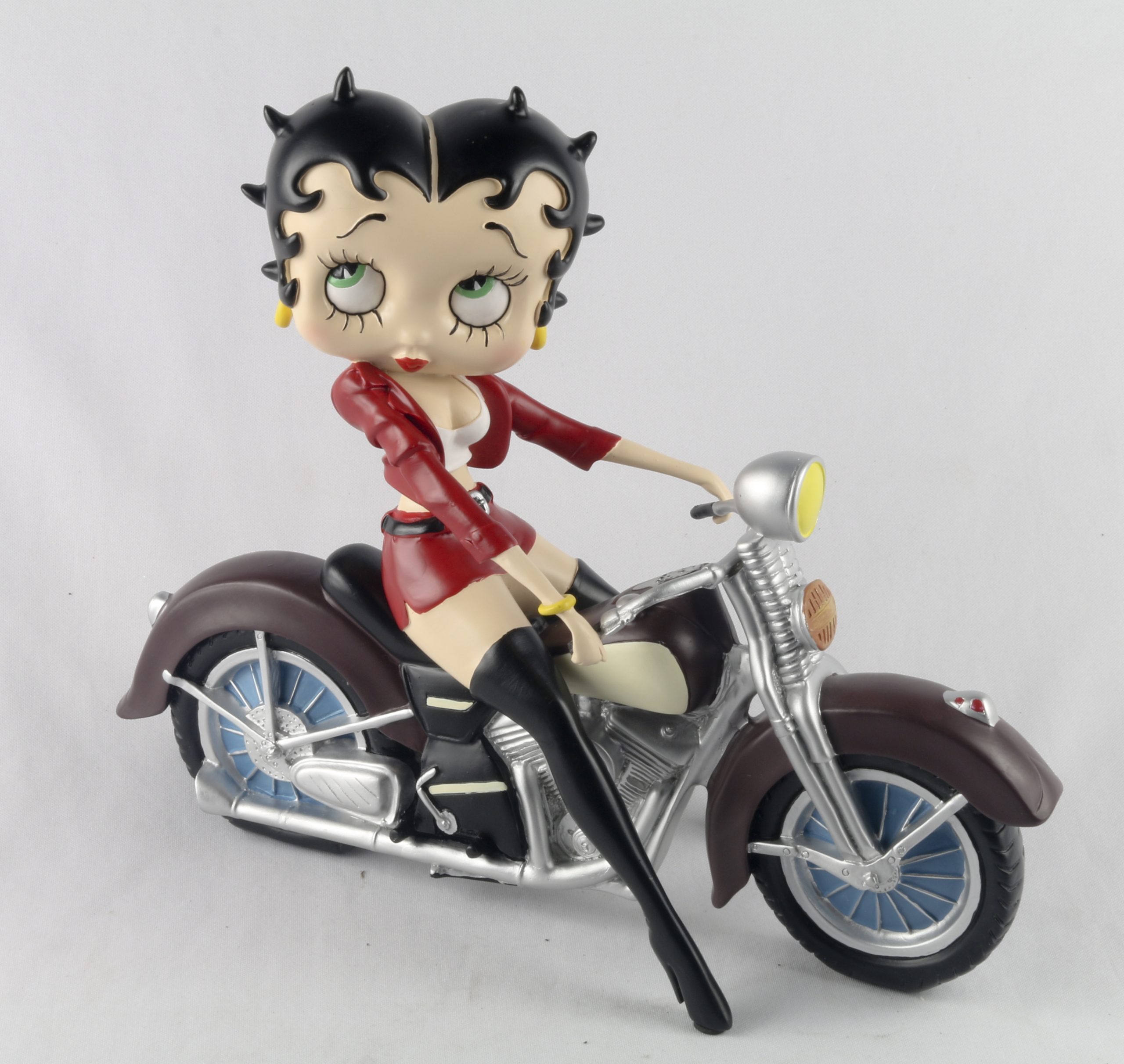Betty Boop On Motorbike Red Jacket 31cm