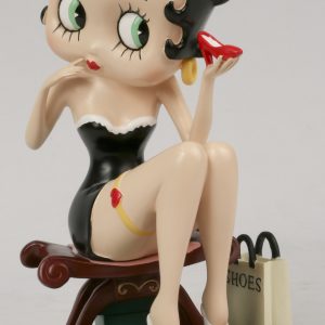 Betty Boop Fitting Shoes Black Dress 24cm H: 24.0 x W: 13.5 x D: 13.5cm