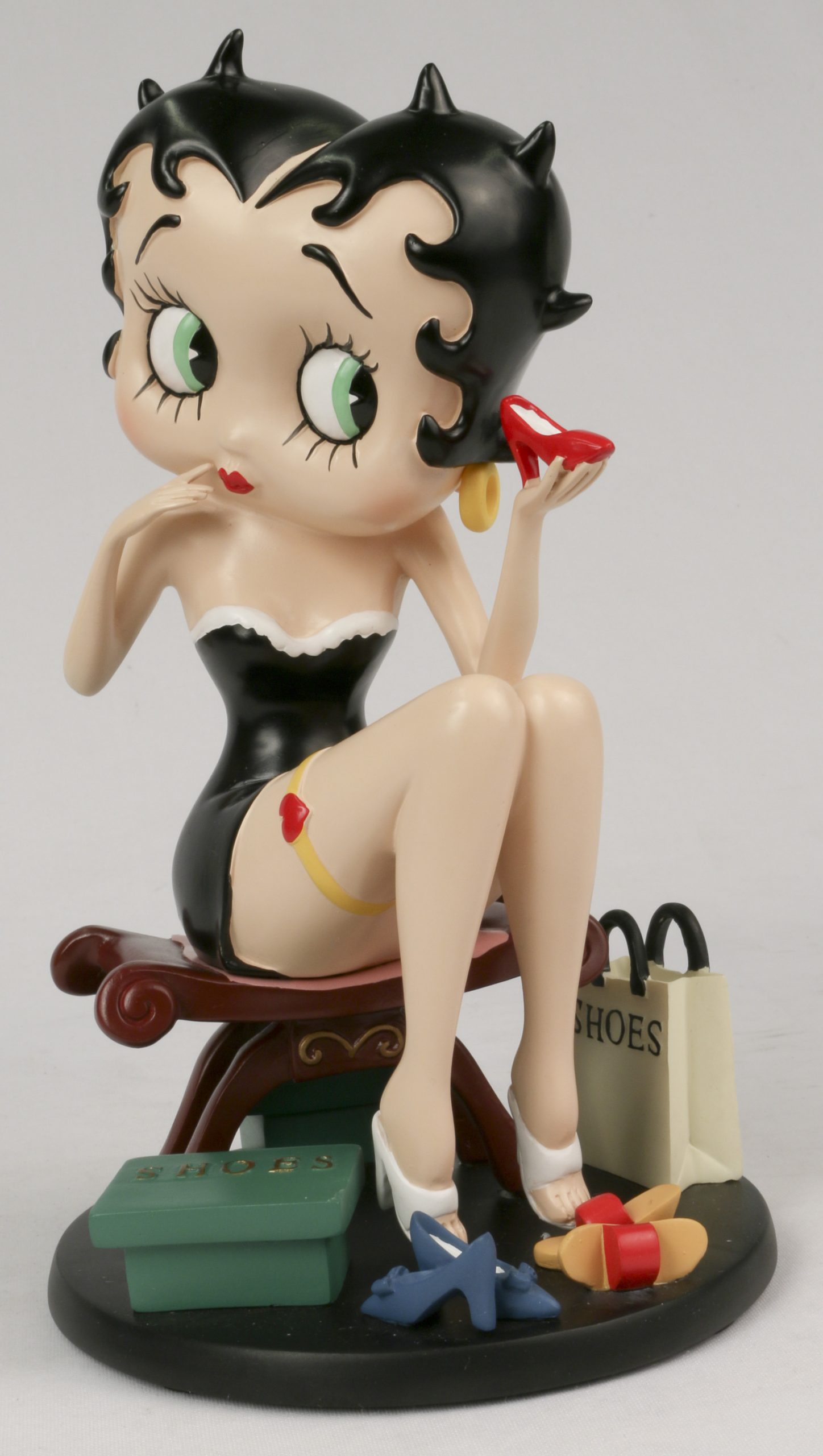 Betty Boop Fitting Shoes Black Dress 24cm H: 24.0 x W: 13.5 x D: 13.5cm
