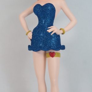 Betty Boop Garter (Blue Glitter) 32cm