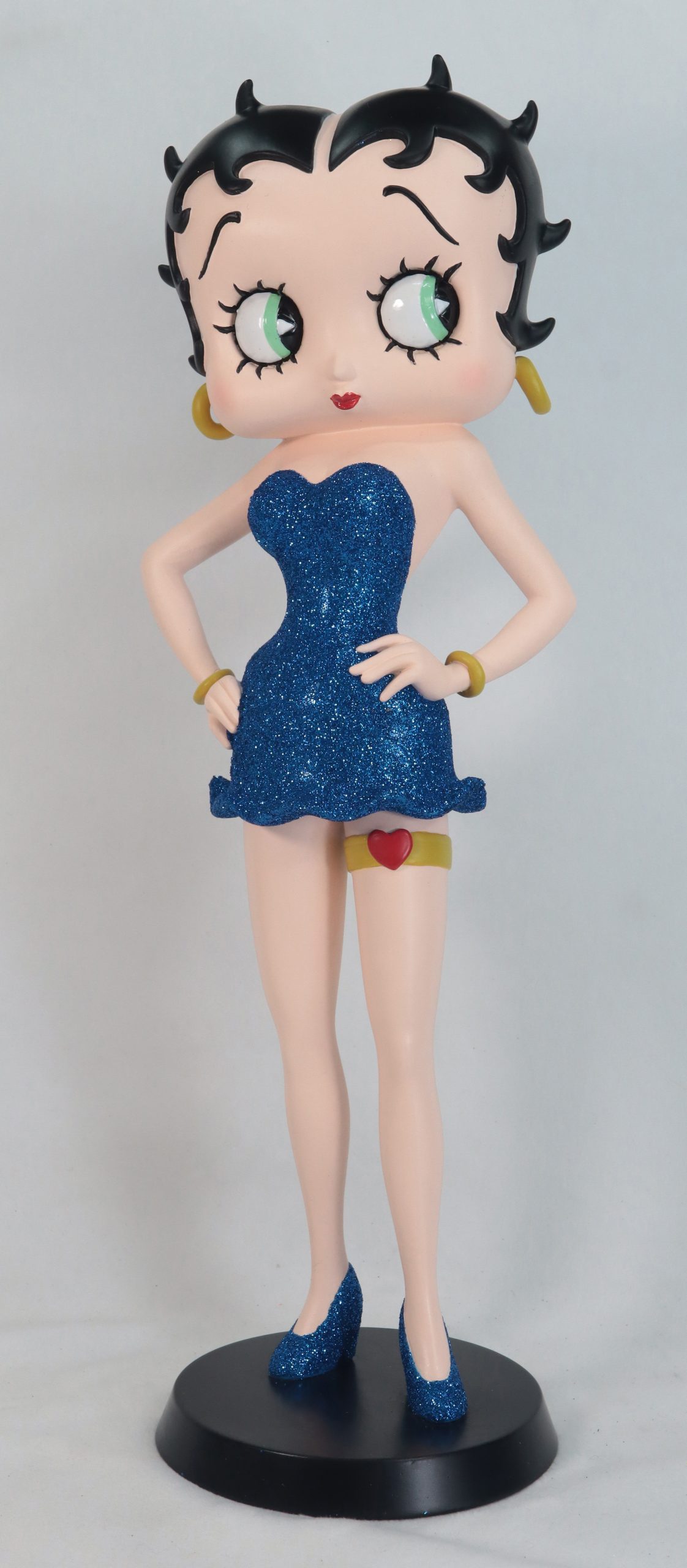 Betty Boop Garter (Blue Glitter) 32cm