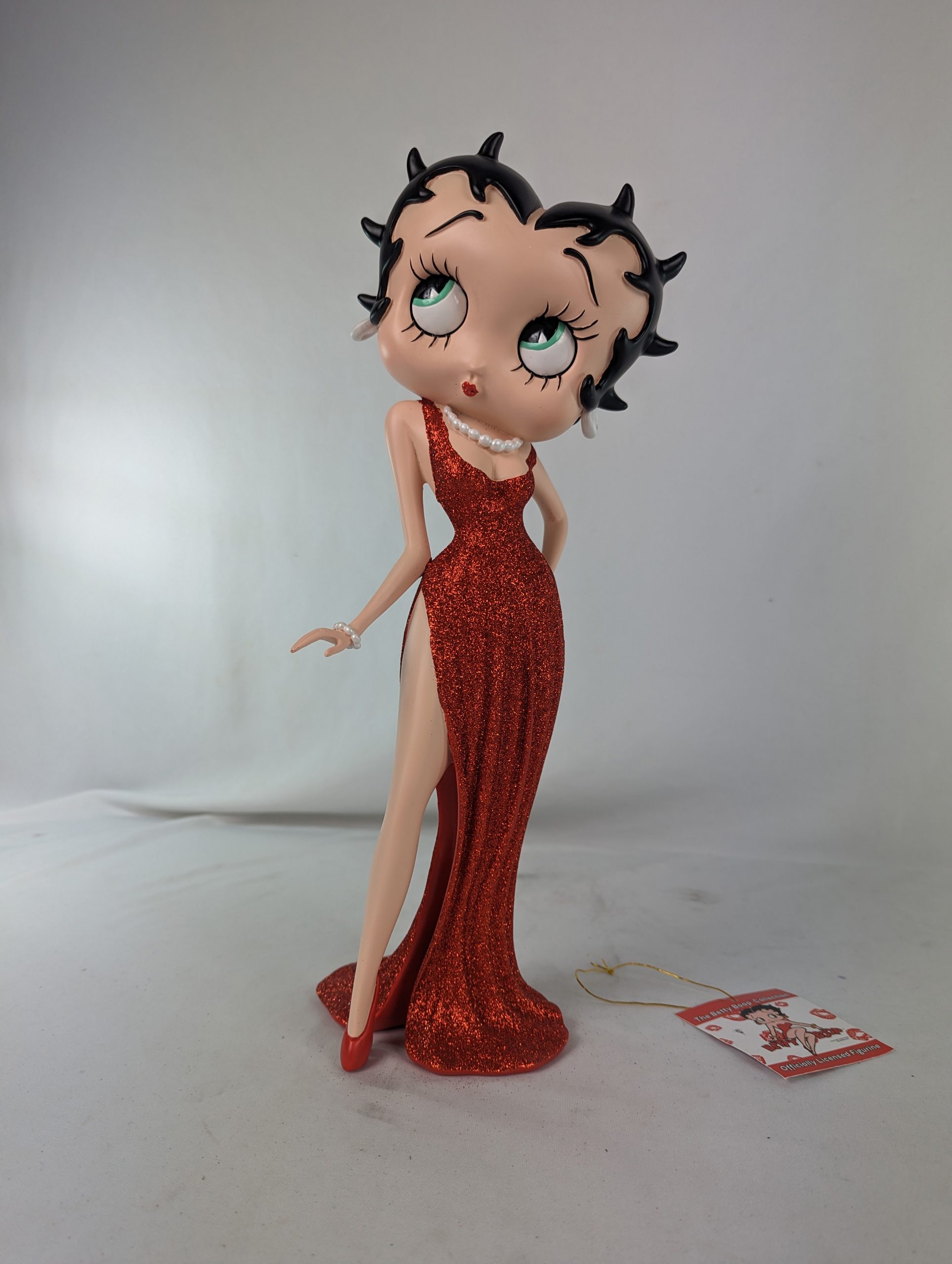 Betty Boop Evening Dress Red Glitter 36.5cm