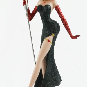 Betty Boop Classic Singer (Black Glitter Dress) 30.5cm H: 30.5cm x W: 14.5cm x D: 9.5cm