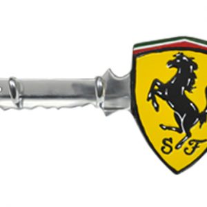 Ferrari Key Holder ORIGINAL LICENCE - Two Hooks 30cm TBD H: 16.5 x W: 30 x D: 0.5cm