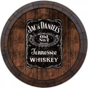 Huge Metal Printed Bottle Top DESIGN SIGN 35 cm