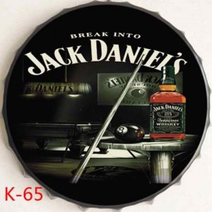 Huge Metal Printed Bottle Top DESIGN SIGN 35 cm