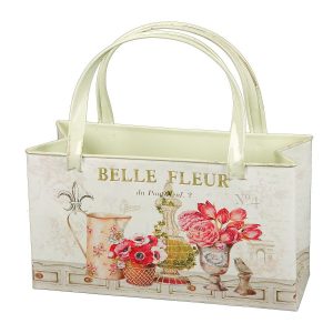 FLOWERS VINTAGE DESIGN BAG PLANTER