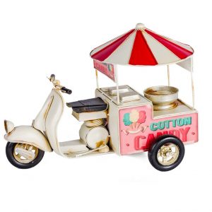OLD AMERICAN COTTAN CANDY METAL MOTO DESIGN HAND MADE & PAINTED