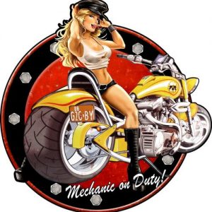 EMBOSSED DESIGN AMERICAN METAL SIGN