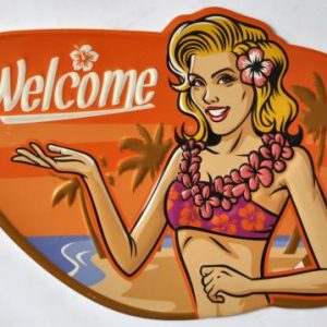 METAL VINTAGE SIGN DESIGN   EMBOSSED XXL
