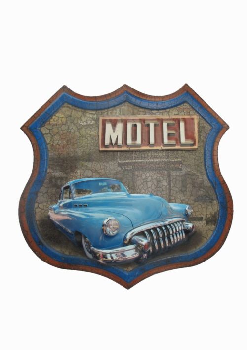 METAL DESIGN U.S.A SIGN EMBOSSED XXL