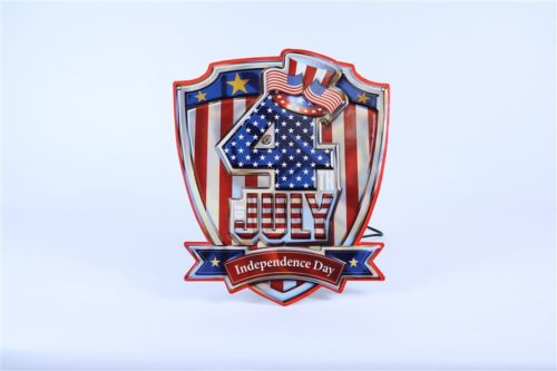 METAL DESIGN U.S.A SIGN EMBOSSED XXL