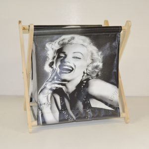 WOOD VINTAGE DESIGN STORAGE & News Paper Holder